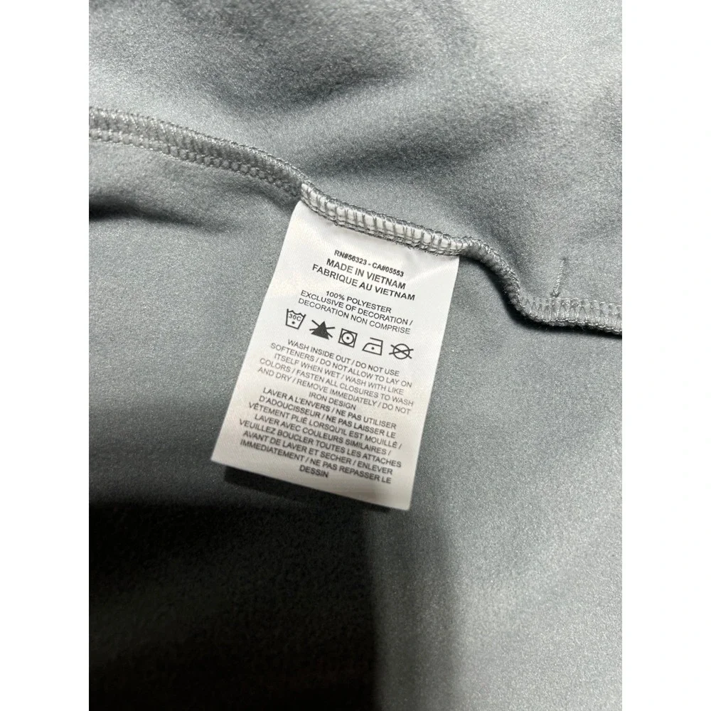 Nike Track Jacket Kids‎ Size M Grey Dri-FIT Colorblock Full Zip HQ9315-084